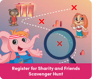 Register for Sharity and Friends Scavenger Hunt