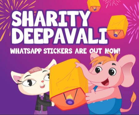 Sharity Deepavali Stickers